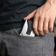Tech-Protect Thorn Slim RFID Card Wallet with Money Clip - Silver