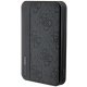Внешний аккумулятор Guess 5000mAh 15W 4G Leather Metal Logo, черный