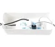 Cable and Power Strip Organizer Box, 32 cm, White