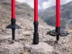 Verk Group Nordic Walking and Trekking Poles with Accessories and Bag, Red