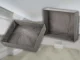 Clothing and Underwear Drawer Organizer, 26x20x6 cm, Grey