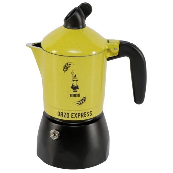 Bialetti ORZO EXPRESS 2TZ miežu kafijas automāts, dzeltens/melns