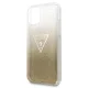 Guess GUHCN65SGTLGO iPhone 11 Pro Max Case Glitter Triangle, Gold