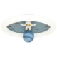 LUMELA dimmable LED ceiling lamp for kids room with remote, astronaut
