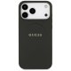 Guess iPhone 17 Pro Max Case Grained Ring MagSafe, Black