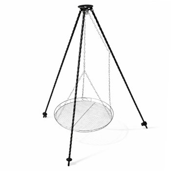 Tripod Campfire Grill Heavy Duty Steel with 22-inch Cooking Grate