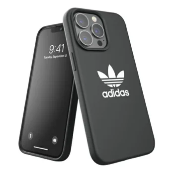 Adidas OR Silicone dėklas telefonui iPhone 13 Pro / iPhone 13, Juodas