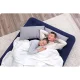 Bestway 67003 Double Air Mattress with Hand Pump, 203x152x22 cm