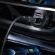 Acefast 66W Car Charger with 2x USB-C and 1x USB Ports, Black