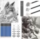 Professional Drawing and Sketching Art Set 144-Piece Kit in Portable Case