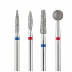 Diamond Nail Drill Bits for Manicure and Pedicure, 4 Piece Set