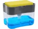 Dish Soap Dispenser with Sponge Holder, Grey