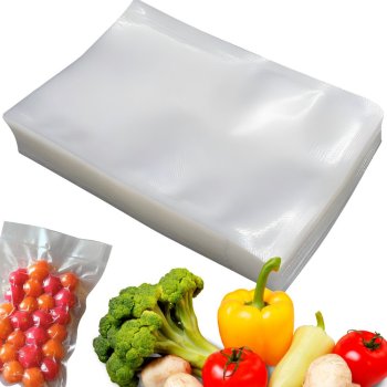 Embossed Vacuum Sealer Bags 20 x 25 cm for Food Storage, 50 Pack