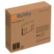 Bamboo Cutting Board Set with Stand 4 pcs RUHHY, natural
