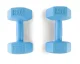 4Fizjo 677 Bitumen Dumbbells, 2 x 2 kg, Blue