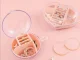 Compact Travel Jewelry Box / Organizer, 9 cm