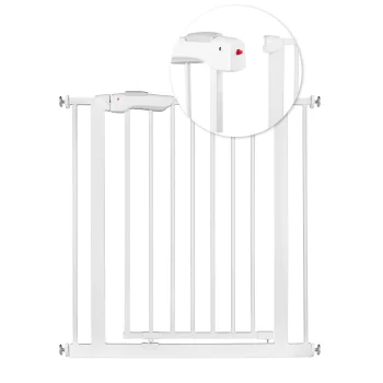 Nukido 718001 Baby Safety Gate, 75-85 cm, White