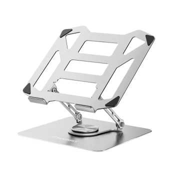 Nešiojamojo kompiuterio ir planšetės stovas Wozinsky HardStand WDCX-X19-AB 10"-16", sidabrinis