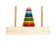 Wooden Educational Puzzle Toy, Tower of Hanoiwith Ring Pyramid