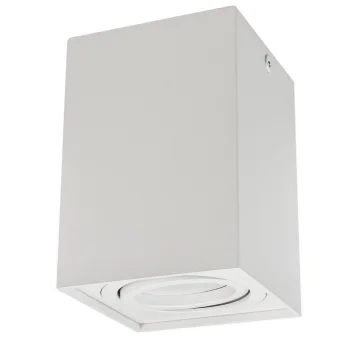 Maclean MCE426 W Surface Mounted Spotlight, GU10, Square, White
