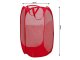 Folding Organizer, Basket, Bag for storing toys, clothes, Red (47x26x26cm)