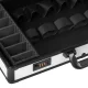 Aluminum Hairdresser and Barber Case, Black and White