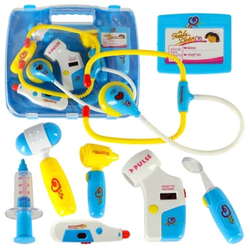 Blue Kids Doctor Kit with Light and Sound Effects