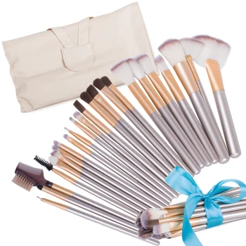 24-Piece Makeup Brush Set with Case