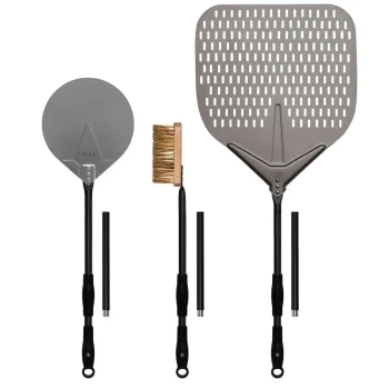 Alfa Forni Extra Large Pizza Peel Set, 3-Piece, 40 cm