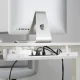 Ergo Office ER-431 W Under-Desk Cable Organizer, White