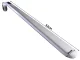 Long Metal Shoehorn, 52 cm, Silver