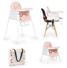 ECOTOYS 3-in-1 Foldable Baby High Chair