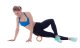 4Fizjo Yoga Massager Crossfit Foam Roller 45x13.5cm Black