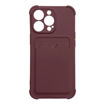 Apple Iphone 11 Pro 5.8" Silicone Wallet Card Case, Raspberry