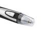 2-in-1 Nose, Ear, and Beard Trimmer Grooming Kit, Silver & Black