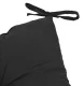 Chair cushion black 40x40