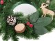 Christmas LED Wreath with Decorations, 20 cm