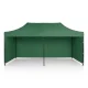 Plonos Garden Pavilion with 3 Walls 3x6m Green