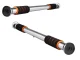 Adjustable Steel Pull-Up Bar for Doorway with Neoprene Grips, Orange