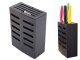Wall-Mounted Knife Stand and Organizer, Black