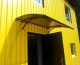 Door Canopy STARKEDACH L-160, 160x100x25 cm, Brown