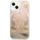 Guess Paisley Liquid Glitter Case for iPhone 13 mini Gold