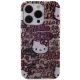 Hello Kitty iPhone 14 Pro Max Case IML Tags Graffiti, Pink