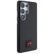 DKNY Leather Heart of NY Case for Samsung Galaxy S25 Ultra, Black
