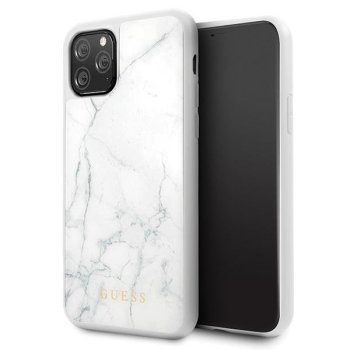 Guess GUHCN58HYMAWH iPhone 11 Pro white Marble