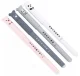 Erasable Pens for Kids Set of 4 0.35mm Blue Ink, Pink Grey Blue White