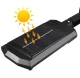 300W Solar LED Light with Motion Sensor and Remote, Black
