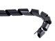 Maclean MCTV-687 B kabeļu organizators, 20.4-22mm, 3m, melns