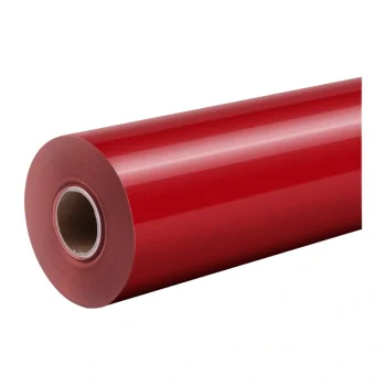 HTVRONT Pure Heat Transfer Film for Fabric, 30.5 cm x 1.8 m, Red