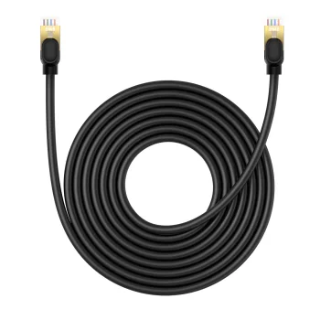 Baseus High Speed Cat 8 40 Gb/s Ethernet cable 8 m - black
